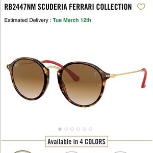 Ray-Ban limited edition Ferrari Sunglasses